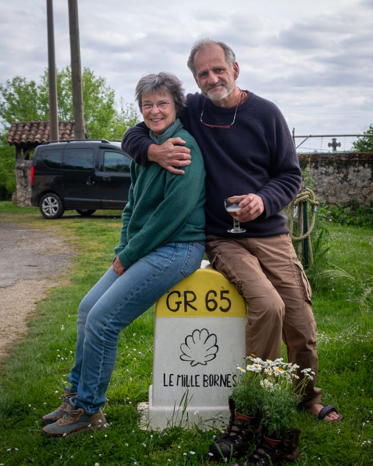 Chemin Le Puy Florence and Bernard
